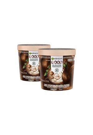 GARNIER GOOD COLORAZIONE PERMANENTE SENZA AMMONIACA, 90% DI ORIGINE NATURALE - Tinte capelli - castano tramonto