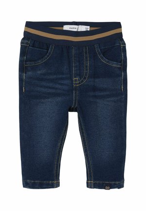 NBMSILAS SWE - Vaqueros slim fit - dark blue denim