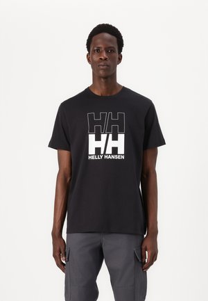 Helly Hansen CORE GRAPHIC UNISEX - Triko s potiskem - black