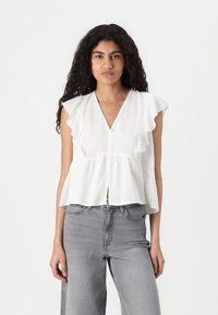 ONLY - ONLRIAN FLONCE - Blouse - cloud dancer Thumbnail Image 1