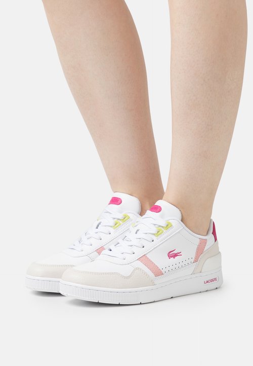 Lacoste Tenisky - white/pink/bílá - Zalando.cz