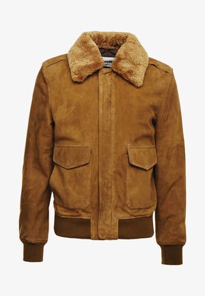 Schott Lederjacke - rust