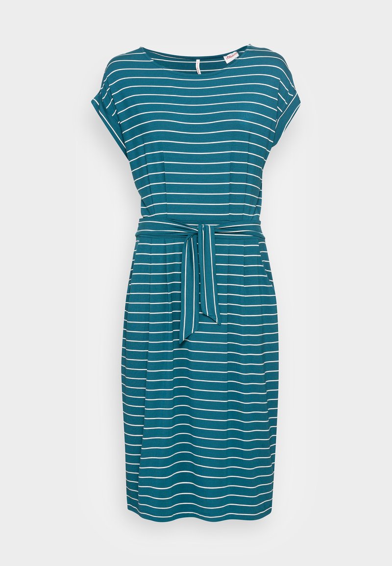 Damen Freizeitkleider | s.Oliver Jerseykleid deep teal/türkis - FL55121 Damen Freizeitkleider | s.Oliver Jerseykleid deep teal/türkis - FL55121