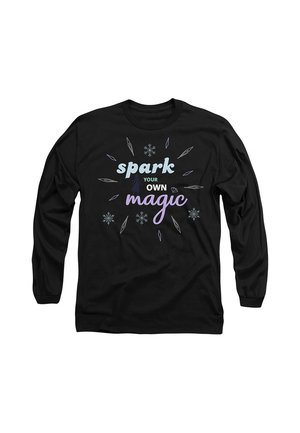 Disney, FROZEN SPARK YOUR OWN MAGIC ELSA SILHOUETTE - Long sleeved top - black