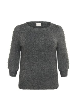 Kaffe Curve LETTY - Jersey de punto - grey melange