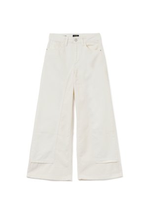 WIDE - Flared Jeans - cream white