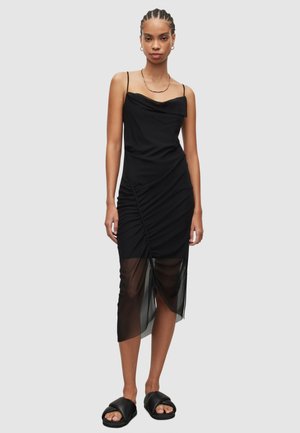 AllSaints ULLA - Egyenes szabású ruha - black