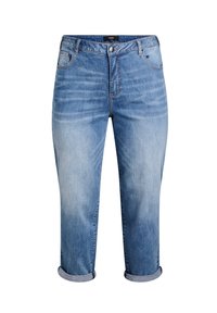 Zizzi Mom Jeans - medium blue denim