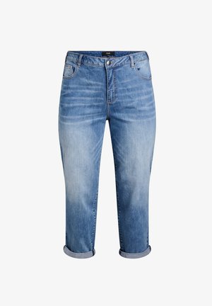Zizzi Mom Jeans - medium blue denim