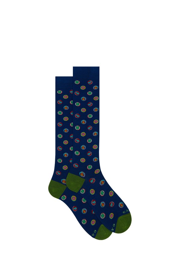 WITH LUCKY CHARMS PATTERN  - Socken - blu