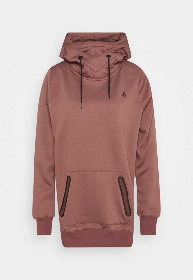 SPRING SHRED HOODY - Hoodie - rose wood
