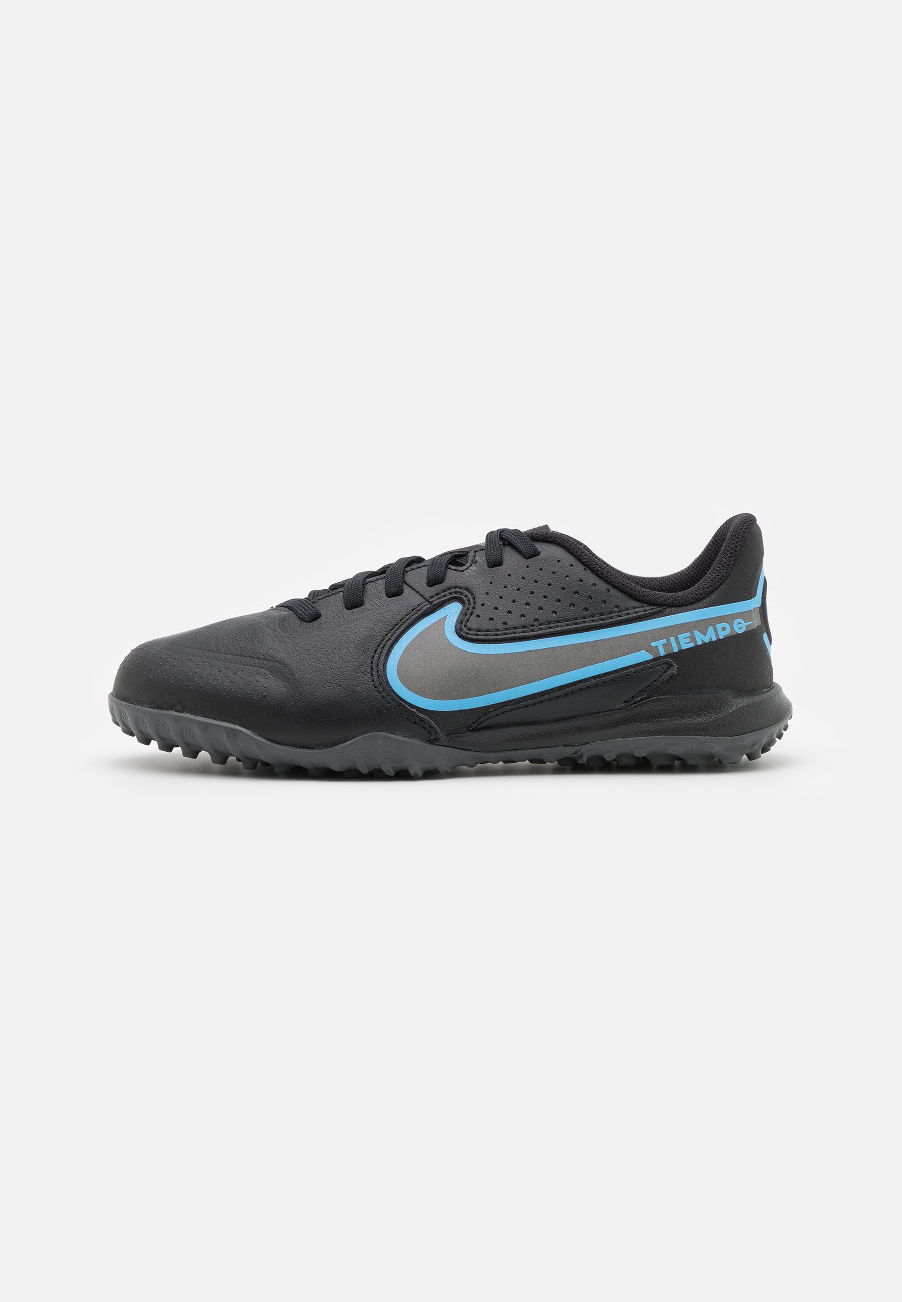 Nike Performance JR TIEMPO LEGEND 9 ACADEMY TF UNISEX - Voetbalschoenen  voor kunstgras - schwarzgrau/zwart - Zalando.nl
