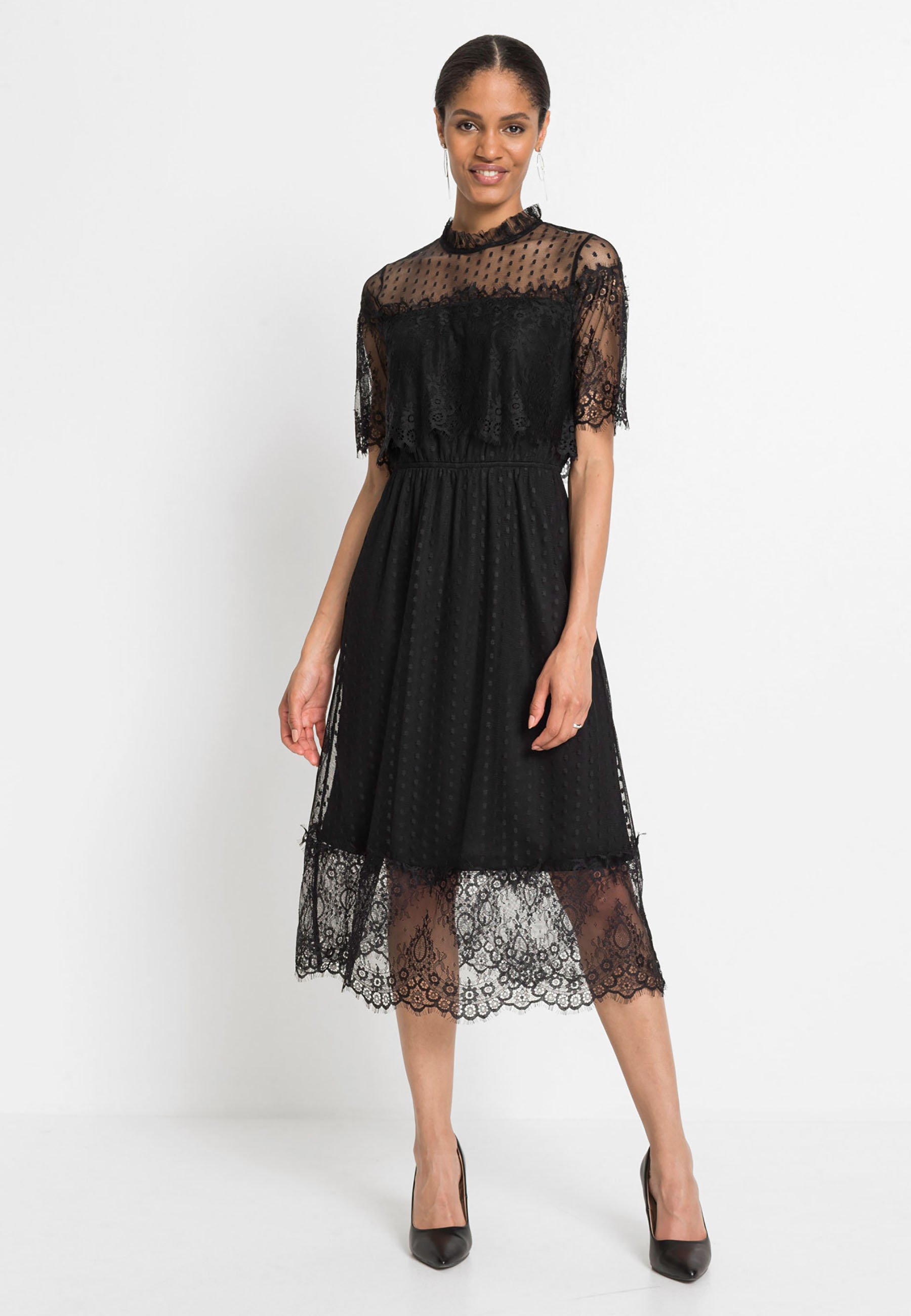 bonprix Vestito elegante - schwarz/nero - Zalando.it