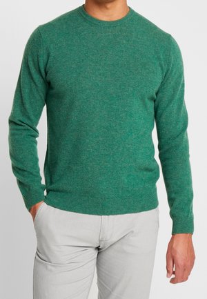 Striktrøje - green
