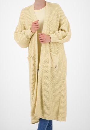 Chaqueta de punto - light yellow