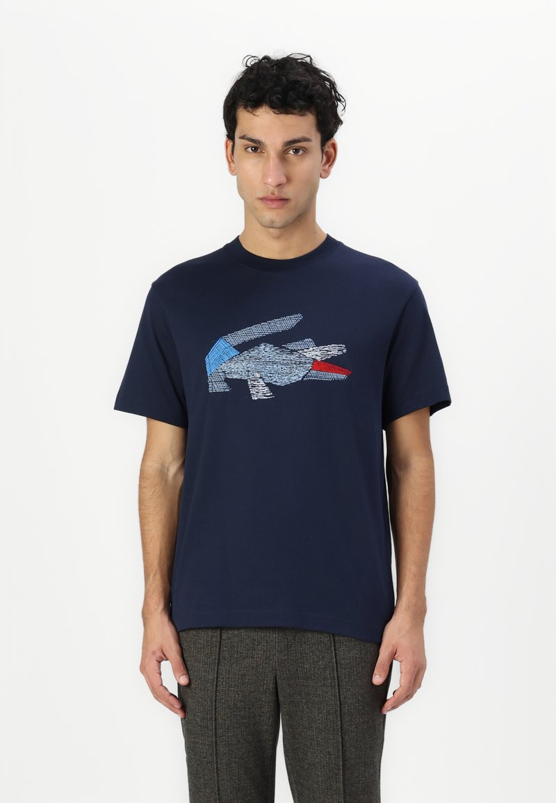 Lacoste Trükipildiga T-särk - dark blue