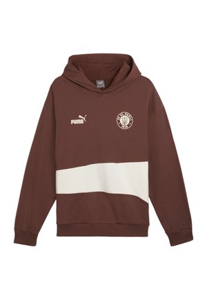 Sweat à capuche - braunbeige