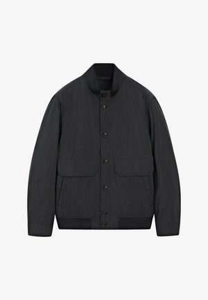 Massimo Dutti, BOMBER JACKET WITH POCKET DETAILS - Bomberjacke - dark blue