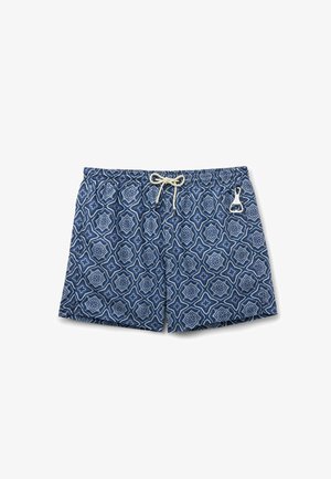IUMAN Intimissimi, MOSAIC PRINT WITH BOTTLE OPENER - Zwemshorts - blue