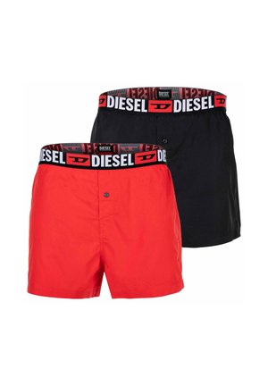 TWOPACK - Boxershorts - schwarz rot
