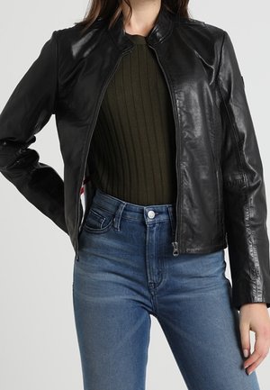 Veste en cuir - black