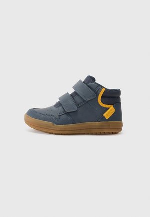 ARZACH BOY - Korkeavartiset tennarit - navy/dark yellow