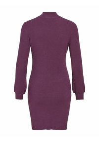 VILA HIGH NECK - Laisvo kirpimo suknelė - burgundy