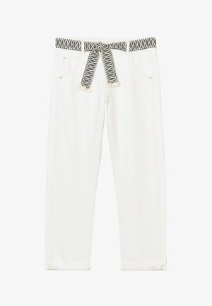 BONOBO Jeans, MIT GÜRTEL - Straight leg jeans - denim blanc