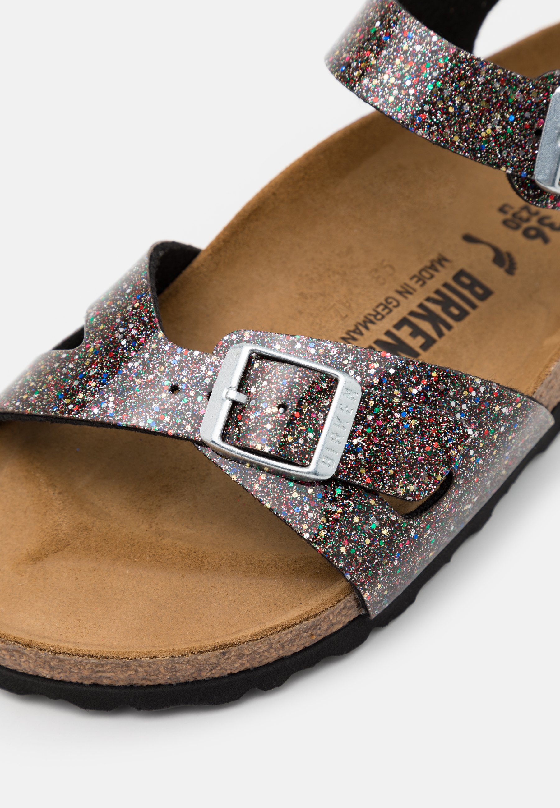 black sparkly birkenstocks