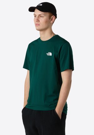 The North Face SIMPLE DOME TEE - T-shirts print - hunter green