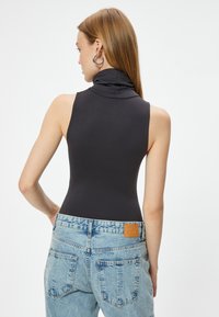 Koton HIGH NECK TANK - Top - anthracite