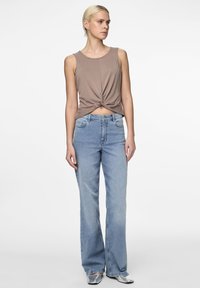 Pieces PCANORA KNOT  - Top - coca mocha
