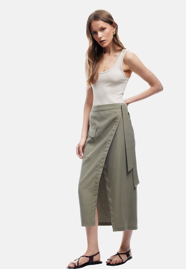 A-Linien-Rock - khaki