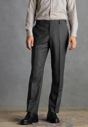 SIGNATURE DI FABIO ITALIAN CHECK CHINOS REGULAR FIT - Anzughose - charcoal grey