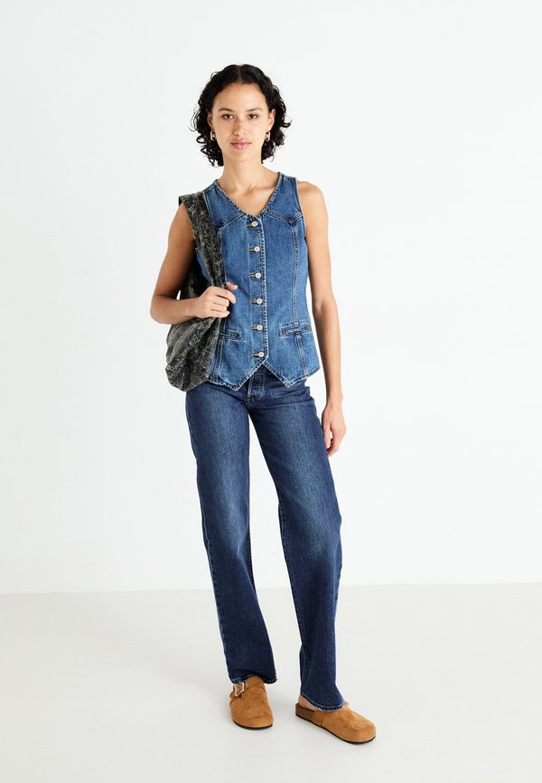 RIBCAGE FULL LENGTH - Straight leg jeans - indifferent indigo4
