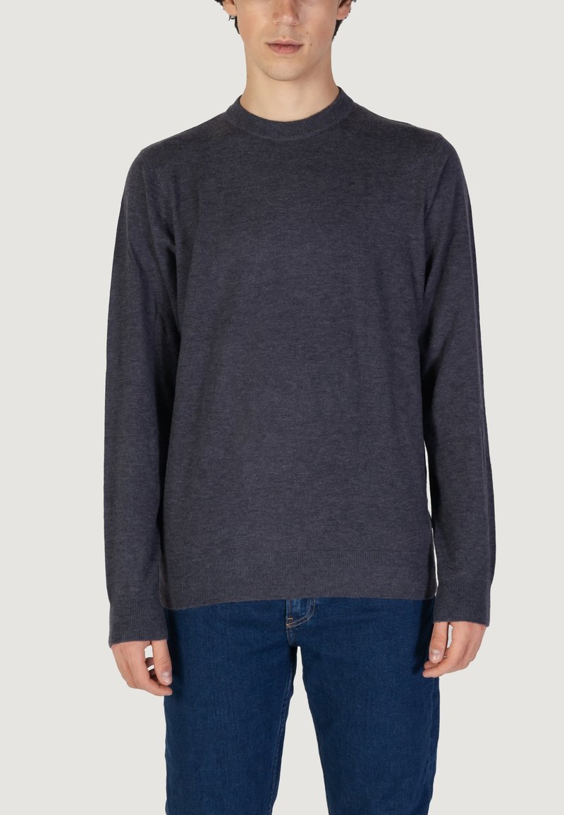 GAS AKIO SIMPLE - Maglione - dark grey