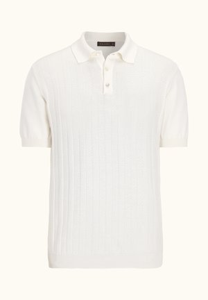 Oscar Jacobson BARTO STRIPE - Polo shirt - snow white