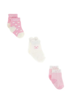 3ER-PACK  - Kojinės - mehrfarbe rose