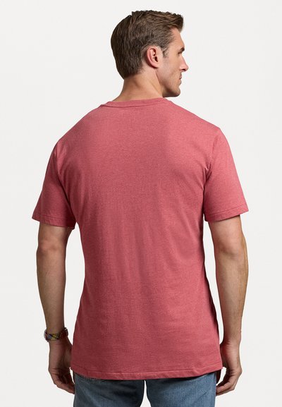 Polo Ralph Lauren Big & Tall JERSEY CREWNECK T-SHIRT - Paprasti marškinėliai - ruby heather