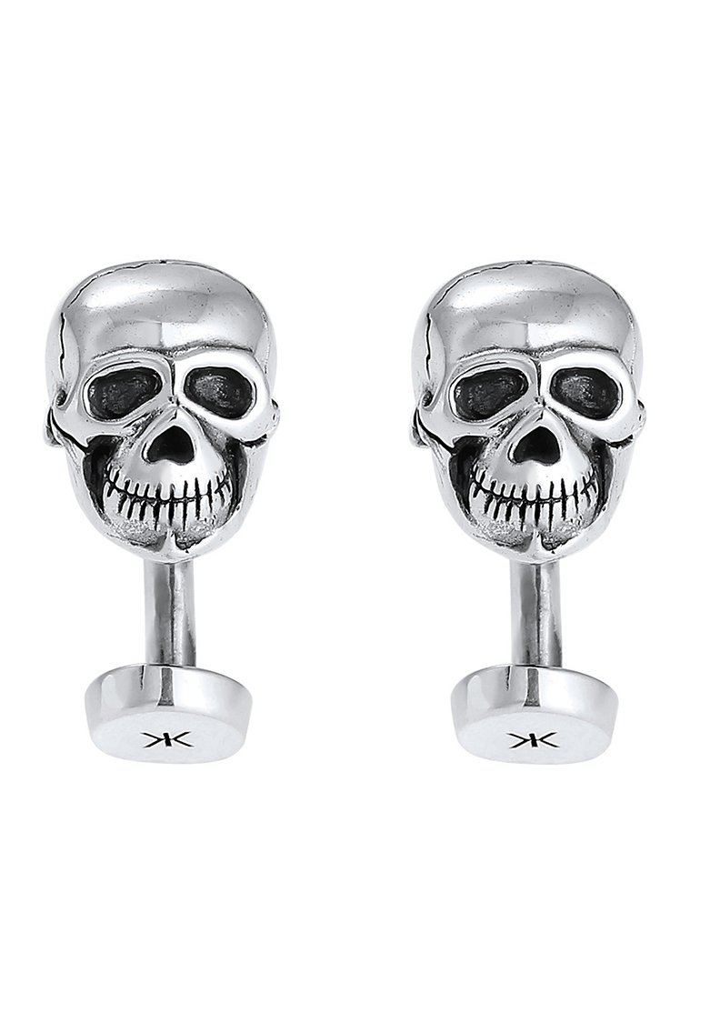 KUZZOI SKULL CUFFLINKS - Cufflinks - silber/silver-coloured - Zalando
