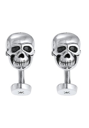 SKULL CUFFLINKS - Cufflinks - silber