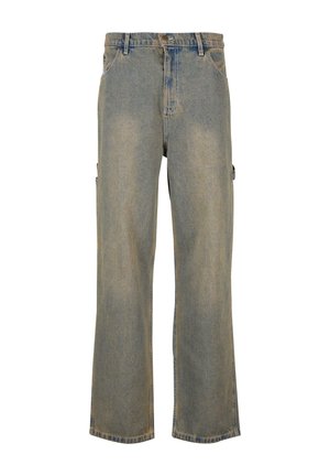 Karl Kani WORKWEAR DIRTY - Relaxed fit jeans - vintageblue