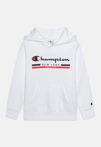 Champion GRAPHIC HOODIE UNISEX - Kapuutsiga pusa - white