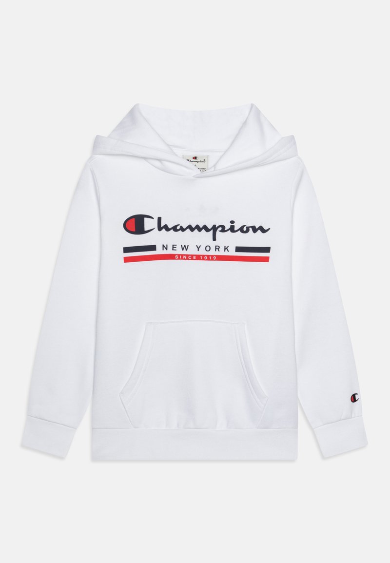 Champion GRAPHIC HOODIE UNISEX - Kapuutsiga pusa - white