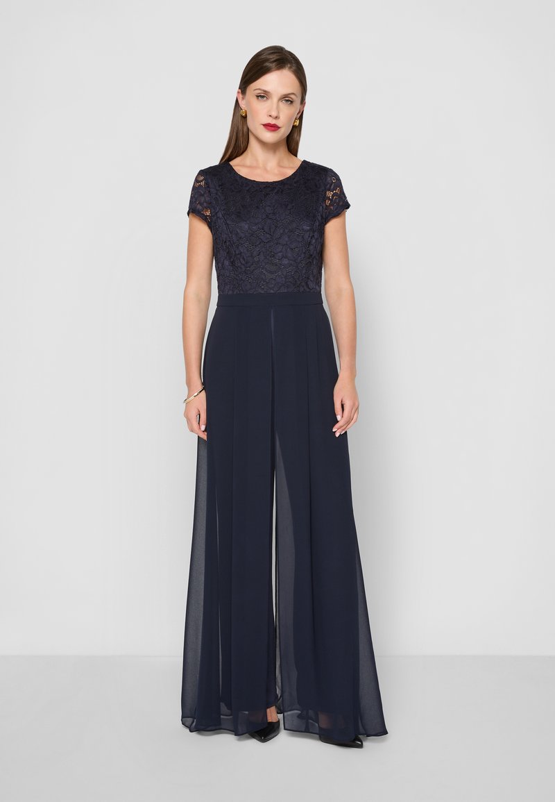 Jumpsuit Donna In Pizzo Elegante - Tuta Monopezzo Per Cerimonie E Cocktail | Lavabile A Mano - Foto 6