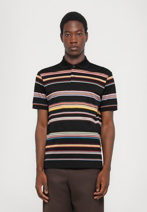 SIGNATURE STRIPE POLO SHIRT - Polo shirt - black