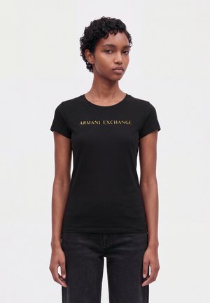 Armani Exchange, T-shirt imprimé - black