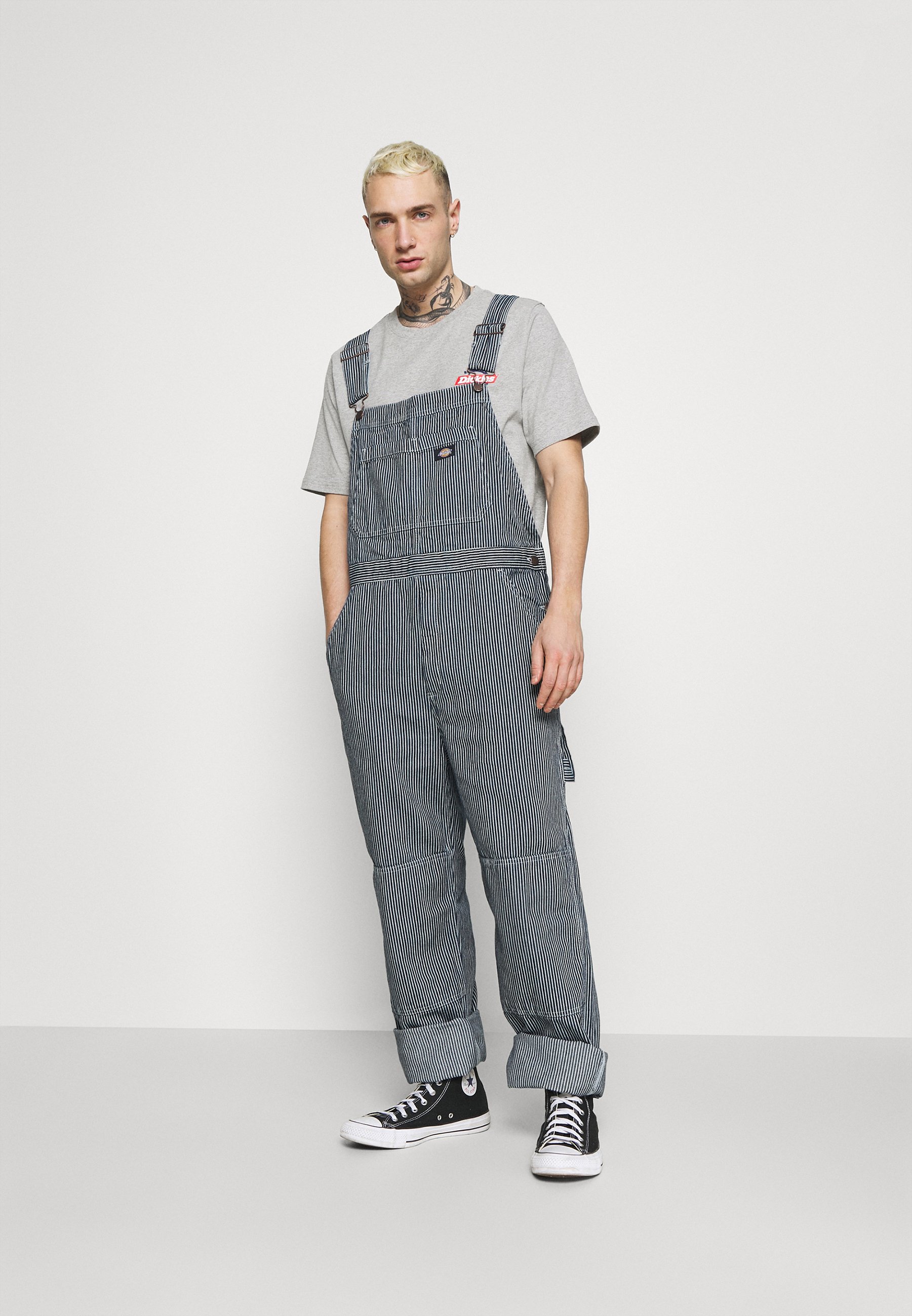 Dickies ORONOCO BIB - Peto - hickory/azul oscuro - Zalando.es