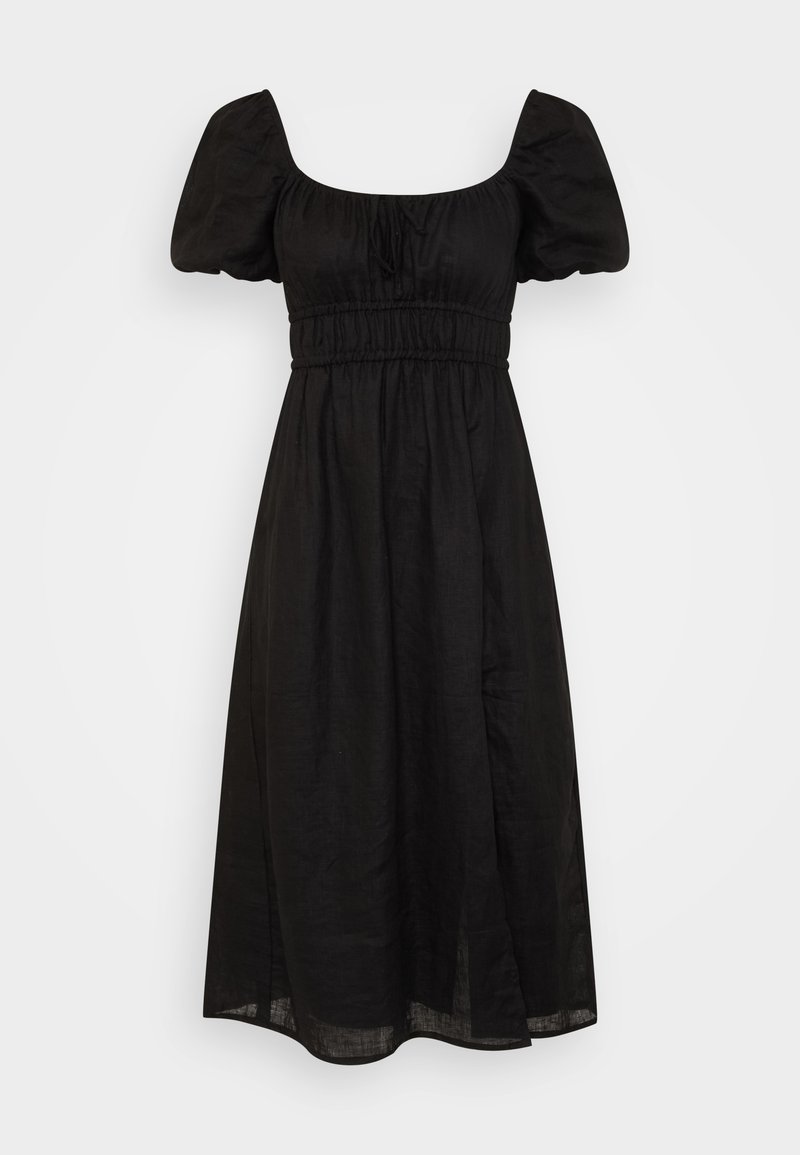 Damen Kleider | Faithfull the brand TERINA MIDI DRESS Freizeitkleid plain black/schwarz - IB53379 Damen Kleider | Faithfull the brand TERINA MIDI DRESS Freizeitkleid plain black/schwarz - IB53379