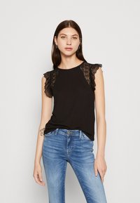 JDY JDYDERIN - Μπλουζάκι με στάμπα - black